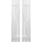 Ekena Millwork Americraft 3-Board (2 Batten) Wood Spaced Board-n-Batten Shutters w/ Z-Bar, ARW102SB311X77WHH, PR ARW102SB311X77WHH - alternate 1
